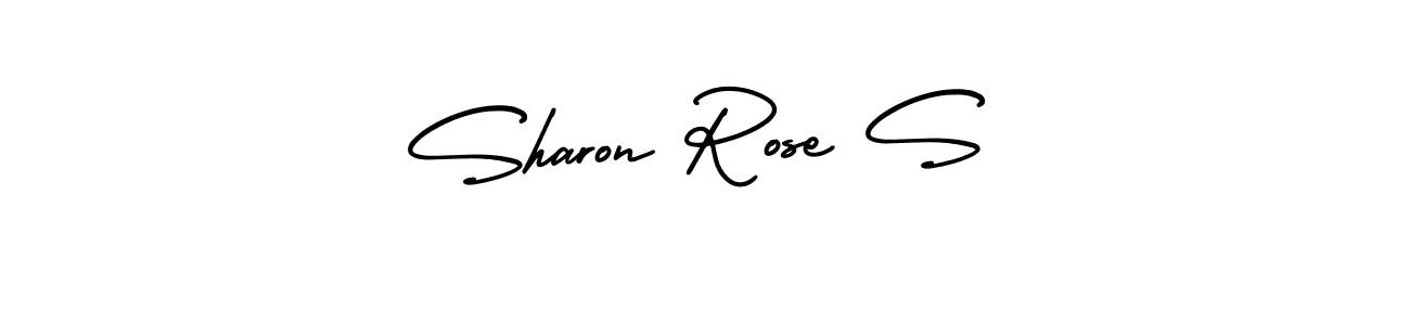 if you are searching for the best signature style for your name Sharon Rose S. so please give up your signature search. here we have designed multiple signature styles  using AmerikaSignatureDemo-Regular. Sharon Rose S signature style 3 images and pictures png