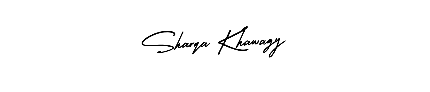 Create a beautiful signature design for name Sharqa Khawagy. With this signature (AmerikaSignatureDemo-Regular) fonts, you can make a handwritten signature for free. Sharqa Khawagy signature style 3 images and pictures png