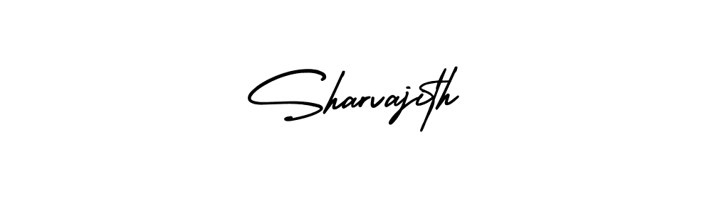 Make a beautiful signature design for name Sharvajith. With this signature (AmerikaSignatureDemo-Regular) style, you can create a handwritten signature for free. Sharvajith signature style 3 images and pictures png