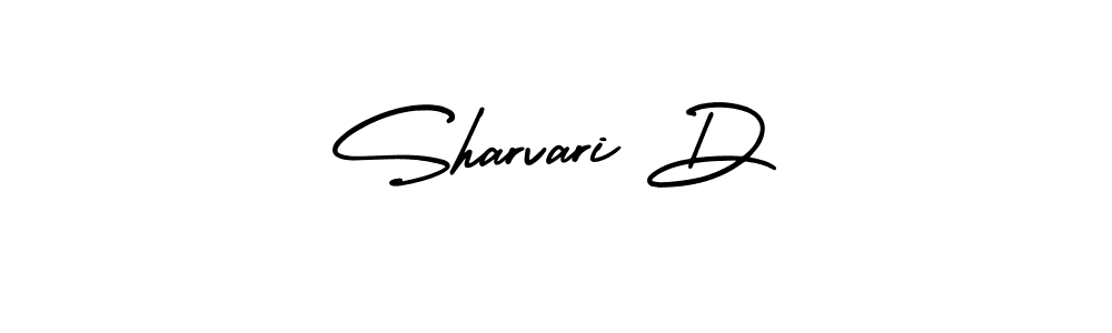 Also You can easily find your signature by using the search form. We will create Sharvari D name handwritten signature images for you free of cost using AmerikaSignatureDemo-Regular sign style. Sharvari D signature style 3 images and pictures png