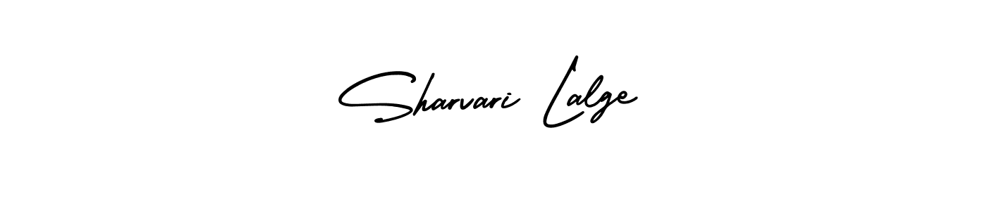 Design your own signature with our free online signature maker. With this signature software, you can create a handwritten (AmerikaSignatureDemo-Regular) signature for name Sharvari Lalge. Sharvari Lalge signature style 3 images and pictures png