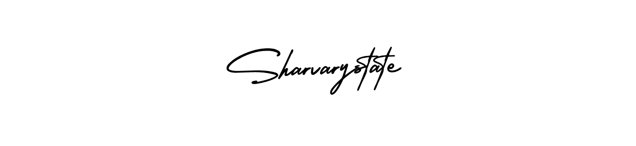 Design your own signature with our free online signature maker. With this signature software, you can create a handwritten (AmerikaSignatureDemo-Regular) signature for name Sharvarystate. Sharvarystate signature style 3 images and pictures png