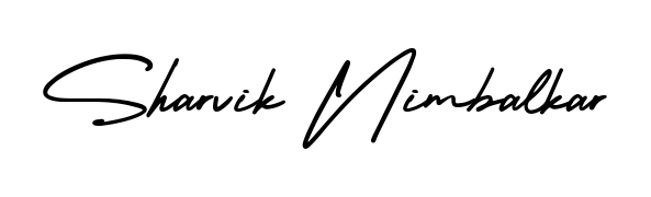 Personalize your online presence with Sharvik Nimbalkar signature rendered in elegant AmerikaSignatureDemo-Regular font. Great for website footers and blogs. Sharvik Nimbalkar signature style 3 images and pictures png