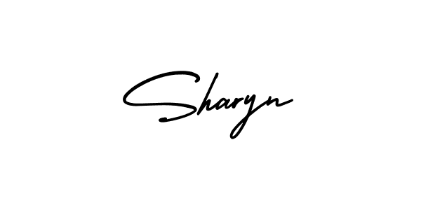 Make a beautiful signature design for name Sharyn. Use this online signature maker to create a handwritten signature for free. Sharyn signature style 3 images and pictures png