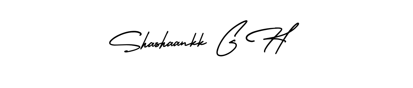 How to Draw Shashaankk G H signature style? AmerikaSignatureDemo-Regular is a latest design signature styles for name Shashaankk G H. Shashaankk G H signature style 3 images and pictures png