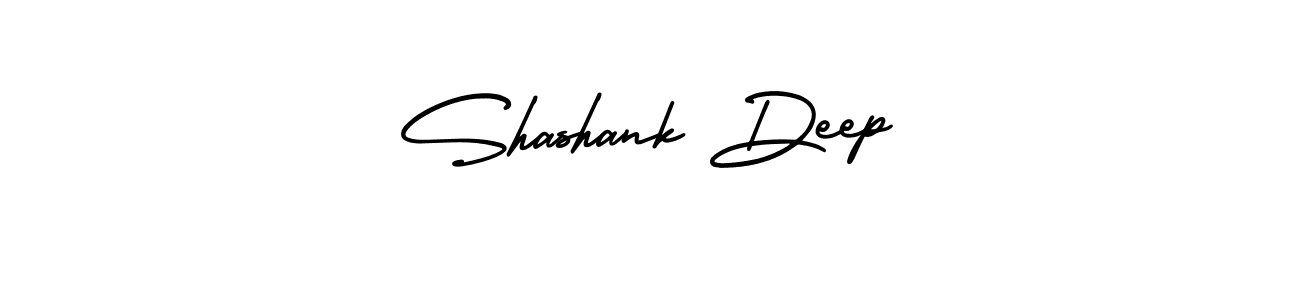 Shashank Deep stylish signature style. Best Handwritten Sign (AmerikaSignatureDemo-Regular) for my name. Handwritten Signature Collection Ideas for my name Shashank Deep. Shashank Deep signature style 3 images and pictures png