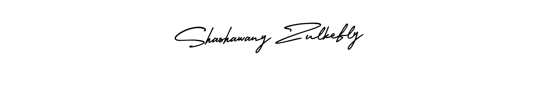 It looks lik you need a new signature style for name Shashawany Zulkefly. Design unique handwritten (AmerikaSignatureDemo-Regular) signature with our free signature maker in just a few clicks. Shashawany Zulkefly signature style 3 images and pictures png