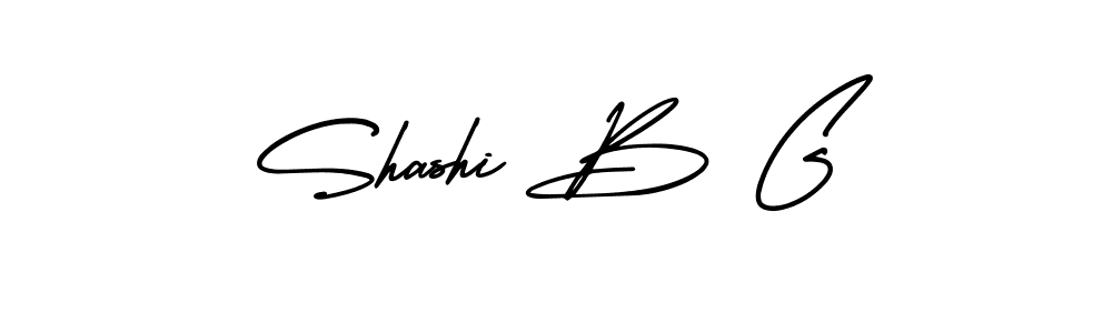 Make a beautiful signature design for name Shashi B G. Use this online signature maker to create a handwritten signature for free. Shashi B G signature style 3 images and pictures png