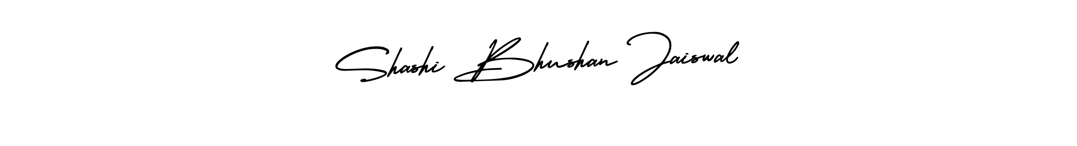 Shashi Bhushan Jaiswal stylish signature style. Best Handwritten Sign (AmerikaSignatureDemo-Regular) for my name. Handwritten Signature Collection Ideas for my name Shashi Bhushan Jaiswal. Shashi Bhushan Jaiswal signature style 3 images and pictures png