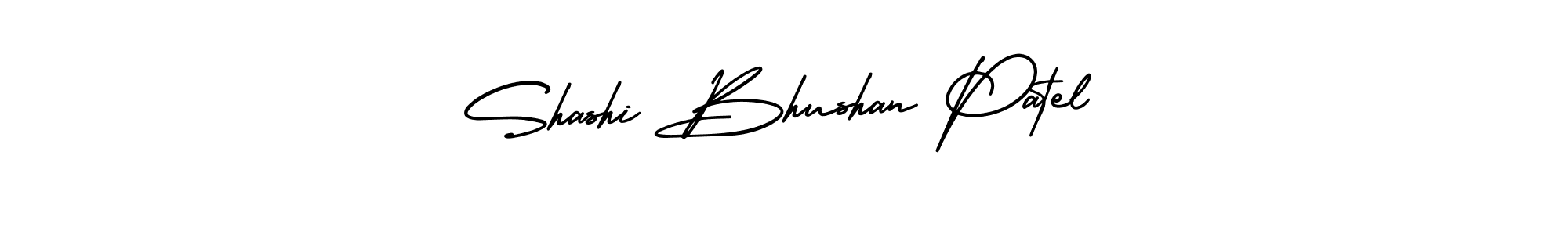 Make a beautiful signature design for name Shashi Bhushan Patel. With this signature (AmerikaSignatureDemo-Regular) style, you can create a handwritten signature for free. Shashi Bhushan Patel signature style 3 images and pictures png