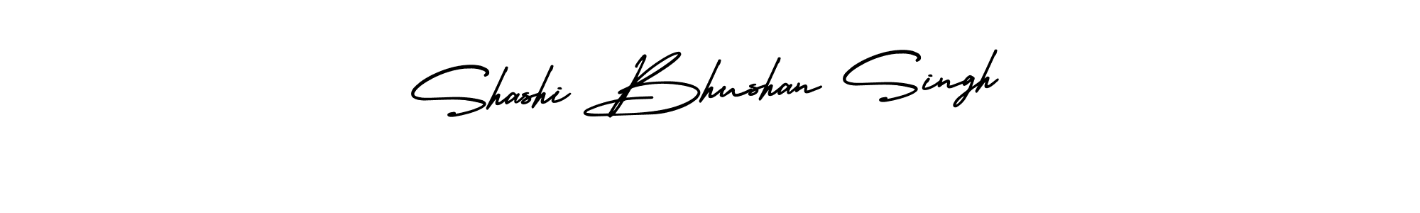 How to make Shashi Bhushan Singh name signature. Use AmerikaSignatureDemo-Regular style for creating short signs online. This is the latest handwritten sign. Shashi Bhushan Singh signature style 3 images and pictures png