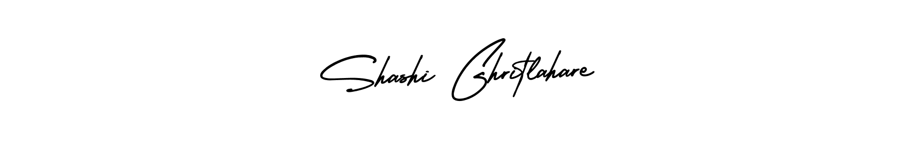 It looks lik you need a new signature style for name Shashi Ghritlahare. Design unique handwritten (AmerikaSignatureDemo-Regular) signature with our free signature maker in just a few clicks. Shashi Ghritlahare signature style 3 images and pictures png