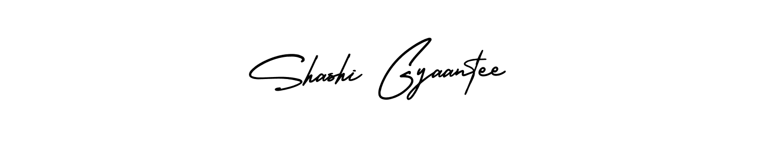Shashi Gyaantee stylish signature style. Best Handwritten Sign (AmerikaSignatureDemo-Regular) for my name. Handwritten Signature Collection Ideas for my name Shashi Gyaantee. Shashi Gyaantee signature style 3 images and pictures png
