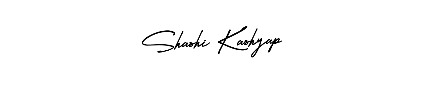 Shashi Kashyap stylish signature style. Best Handwritten Sign (AmerikaSignatureDemo-Regular) for my name. Handwritten Signature Collection Ideas for my name Shashi Kashyap. Shashi Kashyap signature style 3 images and pictures png