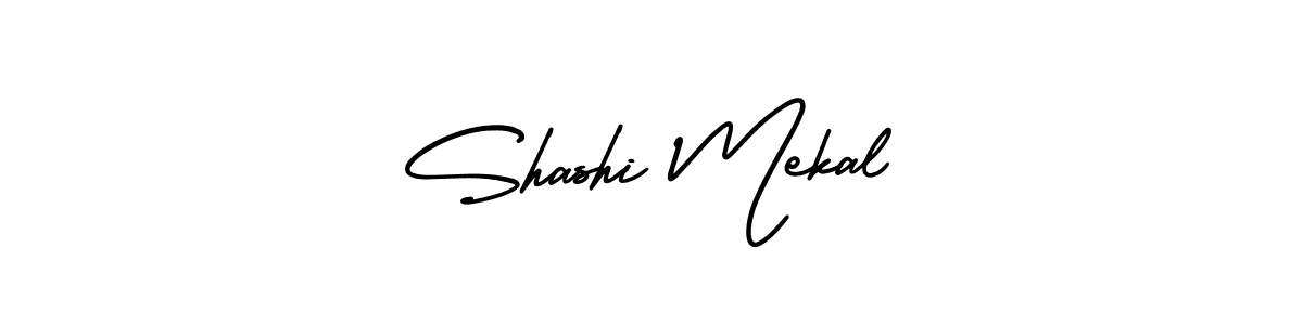 Also You can easily find your signature by using the search form. We will create Shashi Mekal name handwritten signature images for you free of cost using AmerikaSignatureDemo-Regular sign style. Shashi Mekal signature style 3 images and pictures png