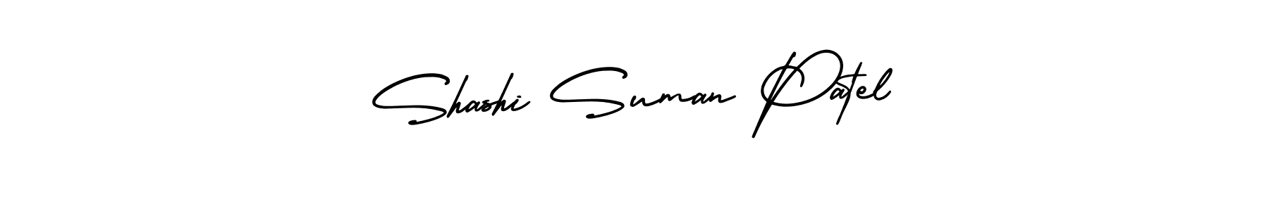 You can use this online signature creator to create a handwritten signature for the name Shashi Suman Patel. This is the best online autograph maker. Shashi Suman Patel signature style 3 images and pictures png