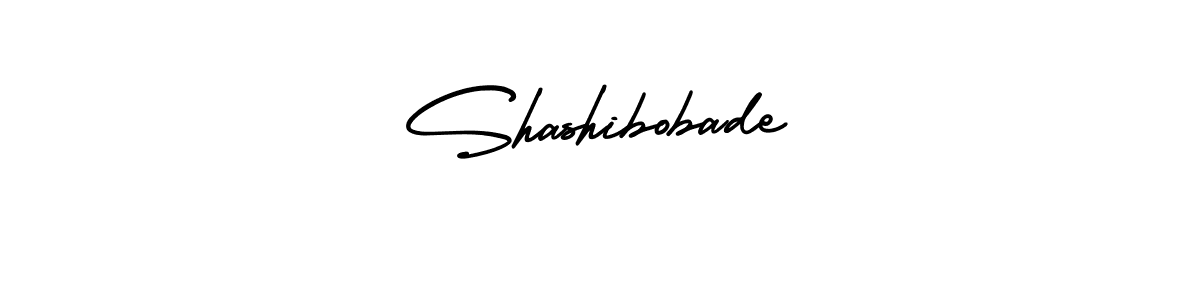 How to make Shashibobade signature? AmerikaSignatureDemo-Regular is a professional autograph style. Create handwritten signature for Shashibobade name. Shashibobade signature style 3 images and pictures png