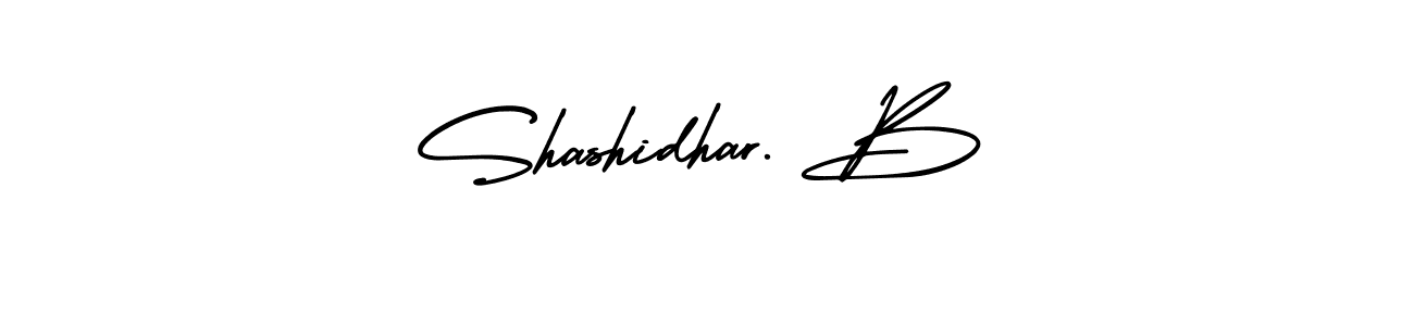 Also You can easily find your signature by using the search form. We will create Shashidhar. B name handwritten signature images for you free of cost using AmerikaSignatureDemo-Regular sign style. Shashidhar. B signature style 3 images and pictures png