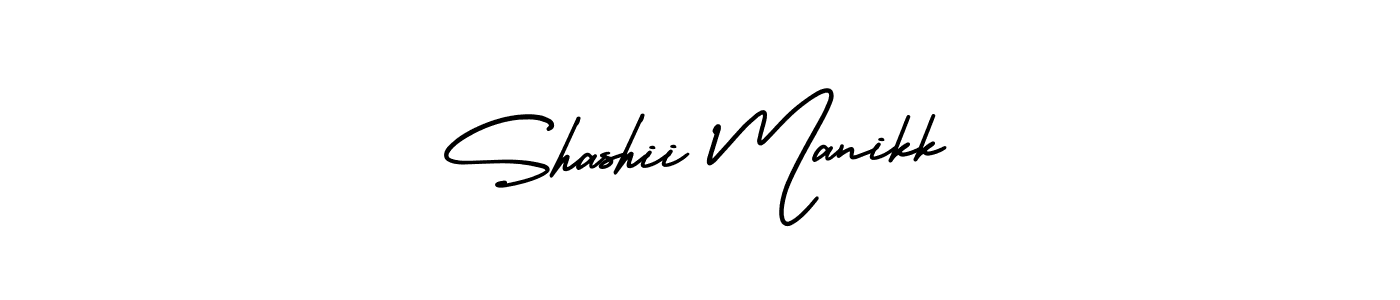Also we have Shashii Manikk name is the best signature style. Create professional handwritten signature collection using AmerikaSignatureDemo-Regular autograph style. Shashii Manikk signature style 3 images and pictures png