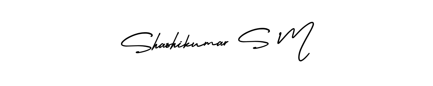 Make a beautiful signature design for name Shashikumar S M. Use this online signature maker to create a handwritten signature for free. Shashikumar S M signature style 3 images and pictures png