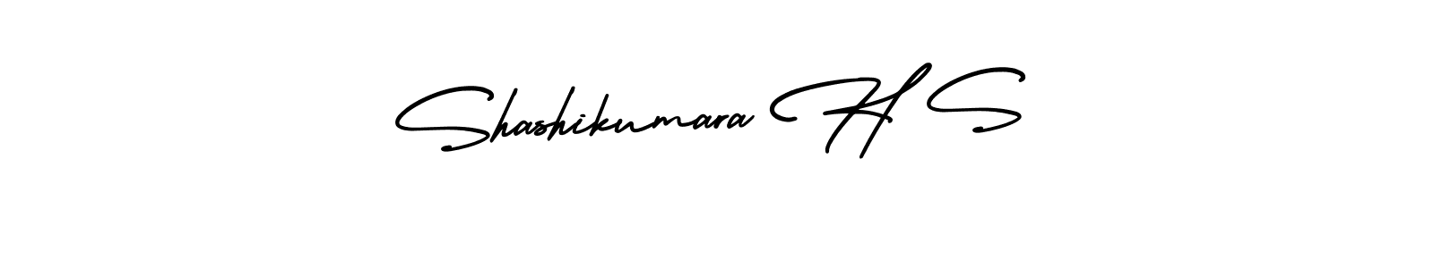 Create a beautiful signature design for name Shashikumara H S. With this signature (AmerikaSignatureDemo-Regular) fonts, you can make a handwritten signature for free. Shashikumara H S signature style 3 images and pictures png