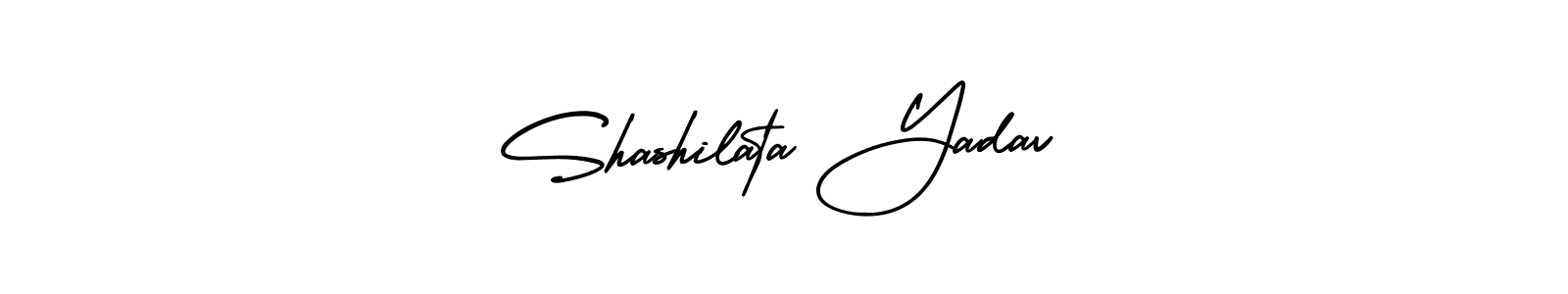 Create a beautiful signature design for name Shashilata Yadav. With this signature (AmerikaSignatureDemo-Regular) fonts, you can make a handwritten signature for free. Shashilata Yadav signature style 3 images and pictures png