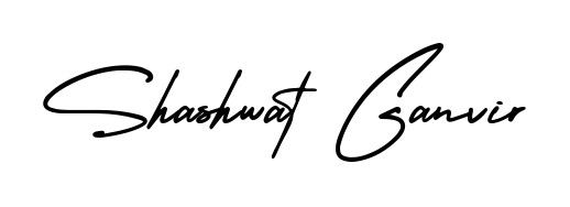 Download transparent PNG signature for name Shashwat Ganvir styled with AmerikaSignatureDemo-Regular font. Ready to paste directly into PDF and Word agreements. Shashwat Ganvir signature style 3 images and pictures png