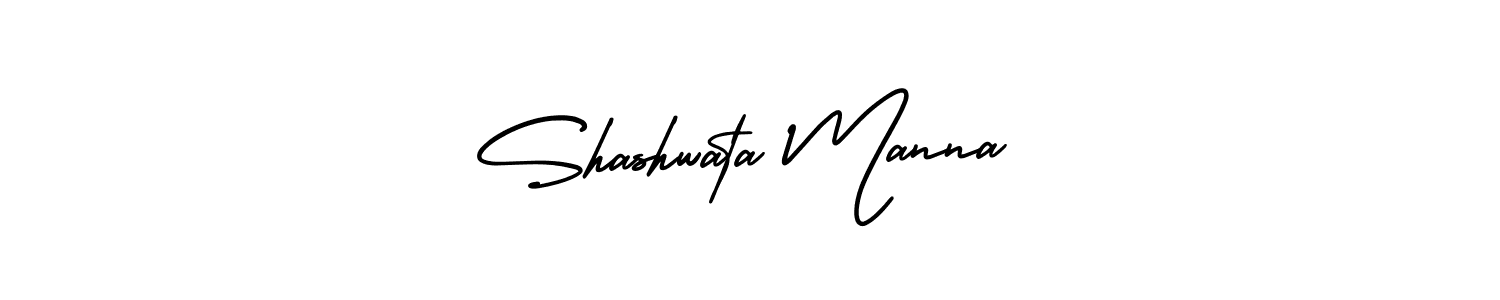 How to make Shashwata Manna signature? AmerikaSignatureDemo-Regular is a professional autograph style. Create handwritten signature for Shashwata Manna name. Shashwata Manna signature style 3 images and pictures png