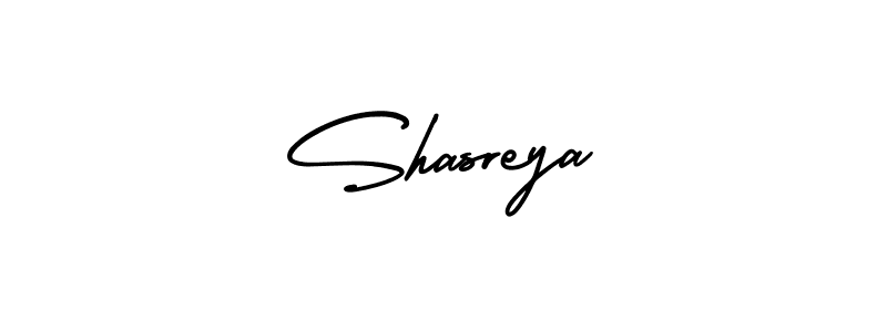 Shasreya stylish signature style. Best Handwritten Sign (AmerikaSignatureDemo-Regular) for my name. Handwritten Signature Collection Ideas for my name Shasreya. Shasreya signature style 3 images and pictures png