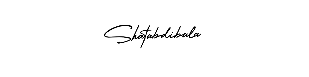 How to make Shatabdibala signature? AmerikaSignatureDemo-Regular is a professional autograph style. Create handwritten signature for Shatabdibala name. Shatabdibala signature style 3 images and pictures png