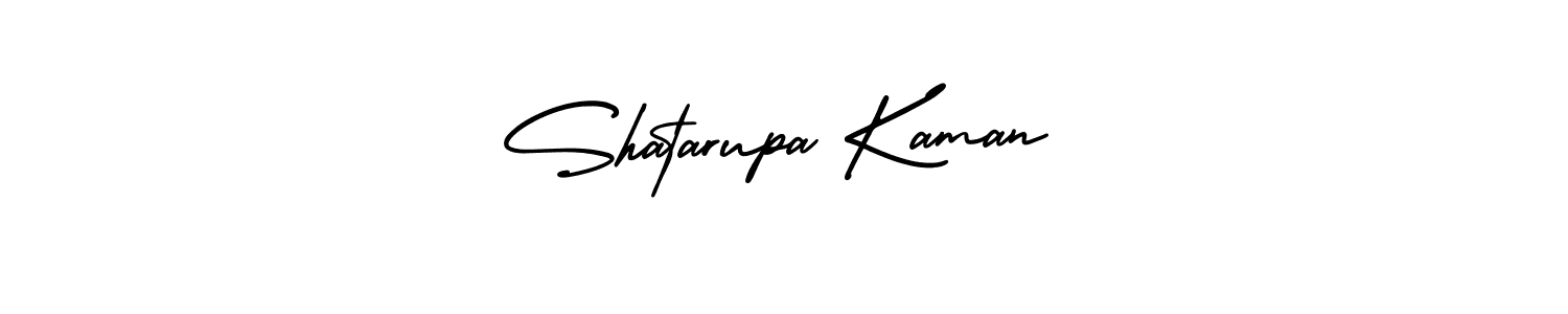 if you are searching for the best signature style for your name Shatarupa Kaman. so please give up your signature search. here we have designed multiple signature styles  using AmerikaSignatureDemo-Regular. Shatarupa Kaman signature style 3 images and pictures png