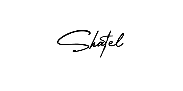 AmerikaSignatureDemo-Regular is a professional signature style that is perfect for those who want to add a touch of class to their signature. It is also a great choice for those who want to make their signature more unique. Get Shatel name to fancy signature for free. Shatel signature style 3 images and pictures png