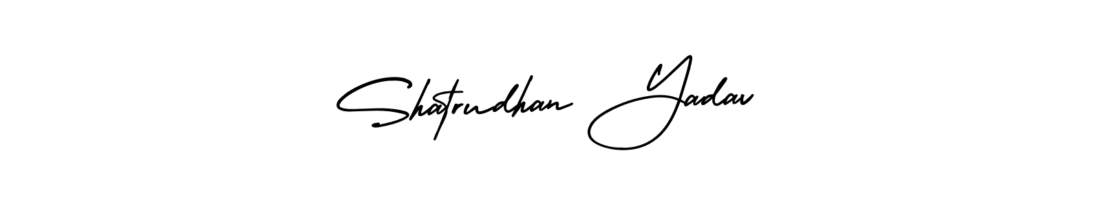AmerikaSignatureDemo-Regular is a professional signature style that is perfect for those who want to add a touch of class to their signature. It is also a great choice for those who want to make their signature more unique. Get Shatrudhan Yadav name to fancy signature for free. Shatrudhan Yadav signature style 3 images and pictures png