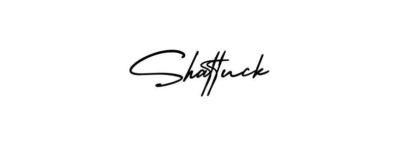 Make a beautiful signature design for name Shattuck. With this signature (AmerikaSignatureDemo-Regular) style, you can create a handwritten signature for free. Shattuck signature style 3 images and pictures png