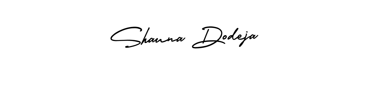 It looks lik you need a new signature style for name Shauna Dodeja. Design unique handwritten (AmerikaSignatureDemo-Regular) signature with our free signature maker in just a few clicks. Shauna Dodeja signature style 3 images and pictures png