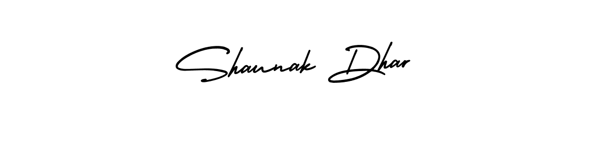 How to make Shaunak Dhar signature? AmerikaSignatureDemo-Regular is a professional autograph style. Create handwritten signature for Shaunak Dhar name. Shaunak Dhar signature style 3 images and pictures png