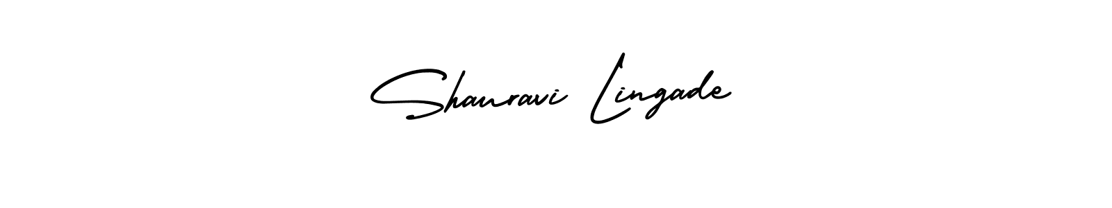 Make a beautiful signature design for name Shauravi Lingade. Use this online signature maker to create a handwritten signature for free. Shauravi Lingade signature style 3 images and pictures png