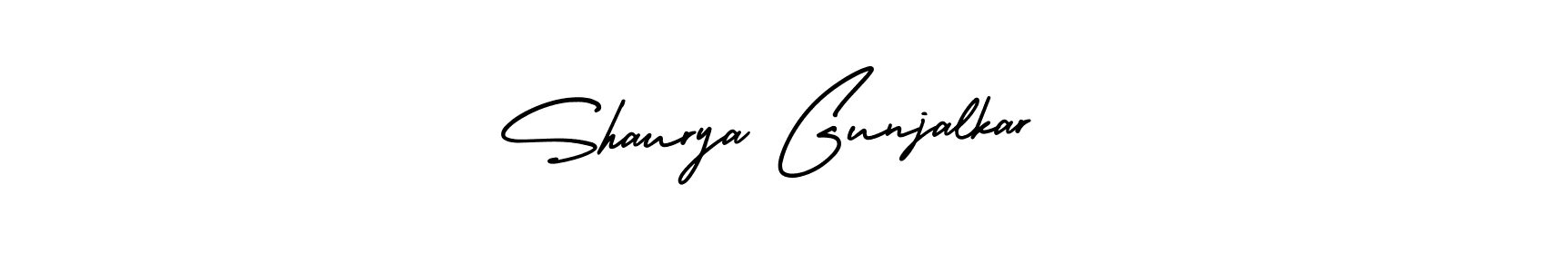 Also we have Shaurya Gunjalkar name is the best signature style. Create professional handwritten signature collection using AmerikaSignatureDemo-Regular autograph style. Shaurya Gunjalkar signature style 3 images and pictures png