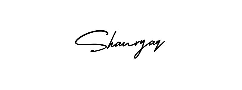 Make a beautiful signature design for name Shauryaq. With this signature (AmerikaSignatureDemo-Regular) style, you can create a handwritten signature for free. Shauryaq signature style 3 images and pictures png