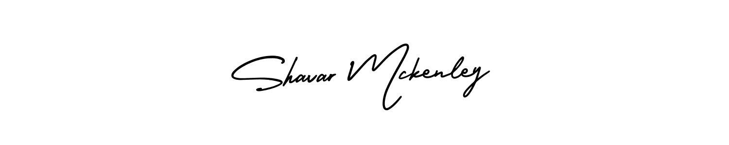 Use a signature maker to create a handwritten signature online. With this signature software, you can design (AmerikaSignatureDemo-Regular) your own signature for name Shavar Mckenley. Shavar Mckenley signature style 3 images and pictures png