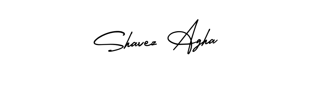 Best and Professional Signature Style for Shavez Agha. AmerikaSignatureDemo-Regular Best Signature Style Collection. Shavez Agha signature style 3 images and pictures png