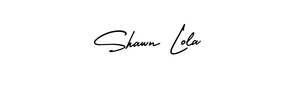 Make a short Shawn Lola signature style. Manage your documents anywhere anytime using AmerikaSignatureDemo-Regular. Create and add eSignatures, submit forms, share and send files easily. Shawn Lola signature style 3 images and pictures png
