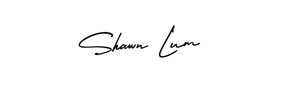 if you are searching for the best signature style for your name Shawn Lum. so please give up your signature search. here we have designed multiple signature styles  using AmerikaSignatureDemo-Regular. Shawn Lum signature style 3 images and pictures png