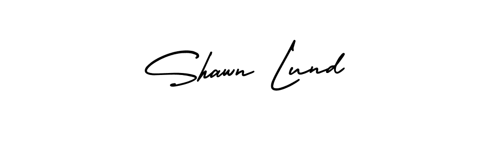 Shawn Lund stylish signature style. Best Handwritten Sign (AmerikaSignatureDemo-Regular) for my name. Handwritten Signature Collection Ideas for my name Shawn Lund. Shawn Lund signature style 3 images and pictures png