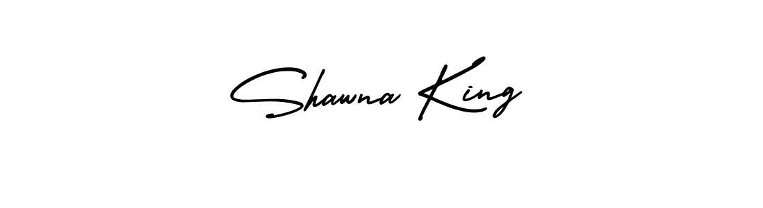 How to make Shawna King signature? AmerikaSignatureDemo-Regular is a professional autograph style. Create handwritten signature for Shawna King name. Shawna King signature style 3 images and pictures png