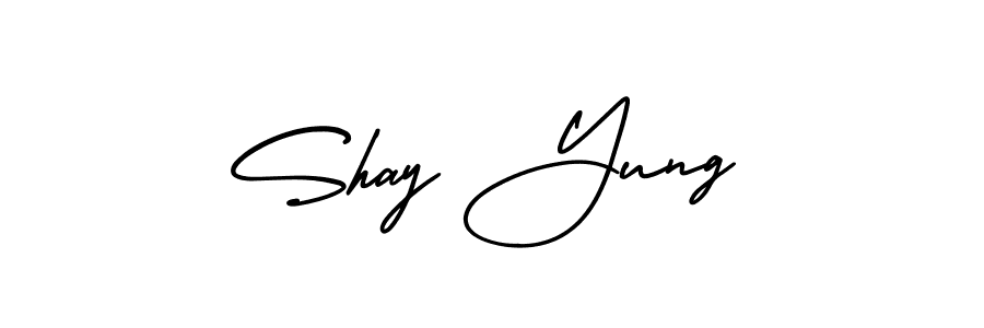 Also You can easily find your signature by using the search form. We will create Shay Yung name handwritten signature images for you free of cost using AmerikaSignatureDemo-Regular sign style. Shay Yung signature style 3 images and pictures png