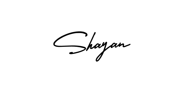 AmerikaSignatureDemo-Regular is a professional signature style that is perfect for those who want to add a touch of class to their signature. It is also a great choice for those who want to make their signature more unique. Get Shayan name to fancy signature for free. Shayan signature style 3 images and pictures png