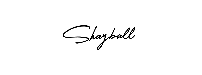 Also You can easily find your signature by using the search form. We will create Shayball name handwritten signature images for you free of cost using AmerikaSignatureDemo-Regular sign style. Shayball signature style 3 images and pictures png