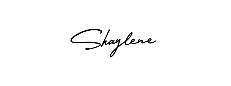if you are searching for the best signature style for your name Shaylene. so please give up your signature search. here we have designed multiple signature styles  using AmerikaSignatureDemo-Regular. Shaylene signature style 3 images and pictures png