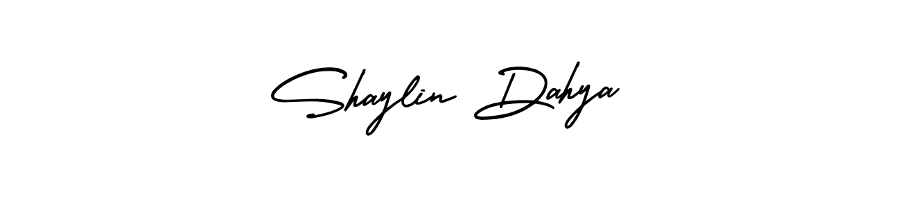 See photos of Shaylin Dahya official signature by Spectra . Check more albums & portfolios. Read reviews & check more about AmerikaSignatureDemo-Regular font. Shaylin Dahya signature style 3 images and pictures png